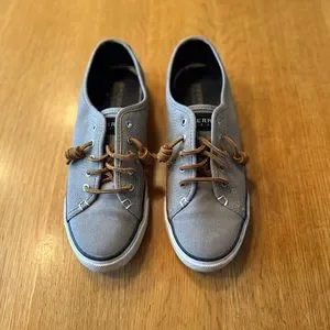 Sperry Shoes Sperry Topsider 75 M Charcoal Gray Women Lace Up